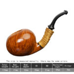 MUXIANG Handmade Smooth Bent Apple Pipe - Image 3