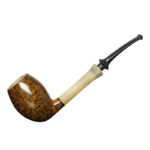 Customizable Briar Wood Pipes With Horn Decorative Rings - Image 5