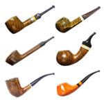 Wholesale Briar Wood Bulldog Tobacco Pipes