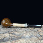 Customizable Briar Wood Pipes With Horn Decorative Rings - Image 4