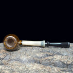 Customizable Briar Wood Pipes With Horn Decorative Rings - Image 3