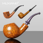 Customizable Briar Pipe with Cumberland Stem