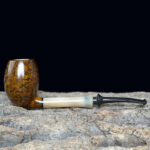 Customizable Briar Wood Pipes With Horn Decorative Rings - Image 2